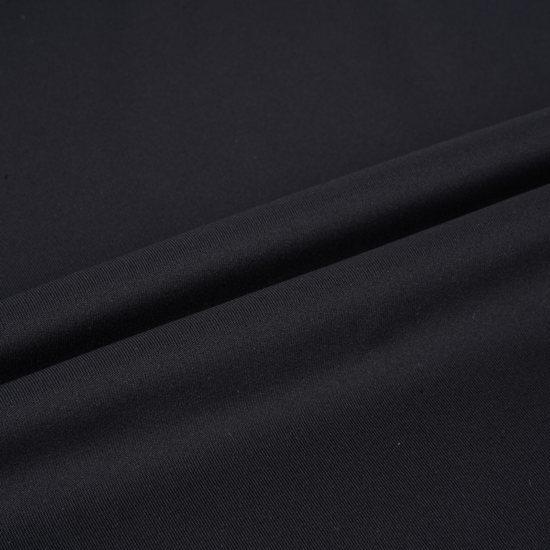 SX211703 77% Polyester% 23 SPANDEX 210GSM Kalın Kilişli Kilitli Strikt Örgü Kumaş Fitness Giyim için