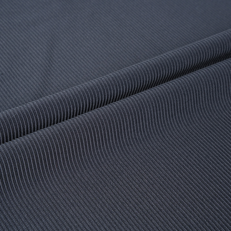 35NS008 88% Naylon% 12 Spandex 200gsm Şerit Kaburga Örme Yoga Fitness Kumaş